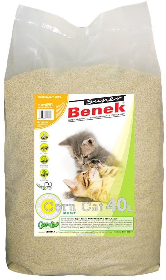 Benek Corn Cat Natural au meilleur prix sur idealo