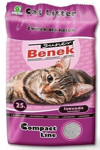 Benek Litière minérale pour chat 25l Lavender