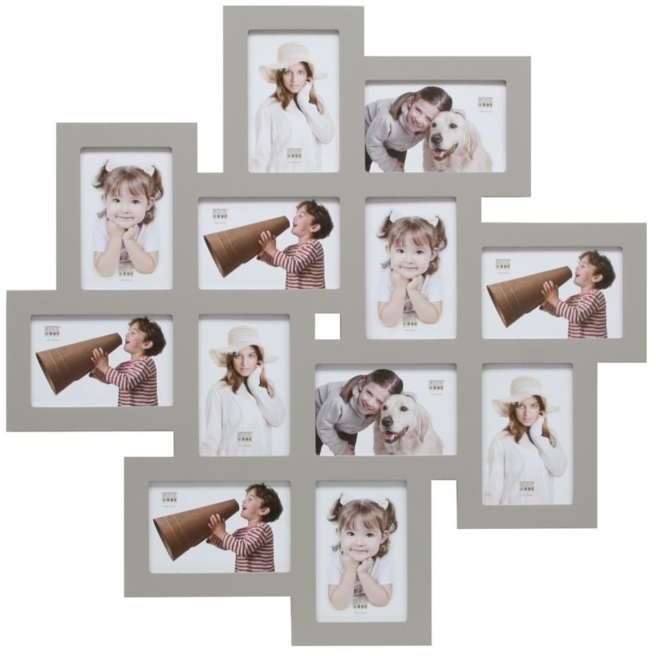 Deknudt Picture Frame for 12 Photos beige