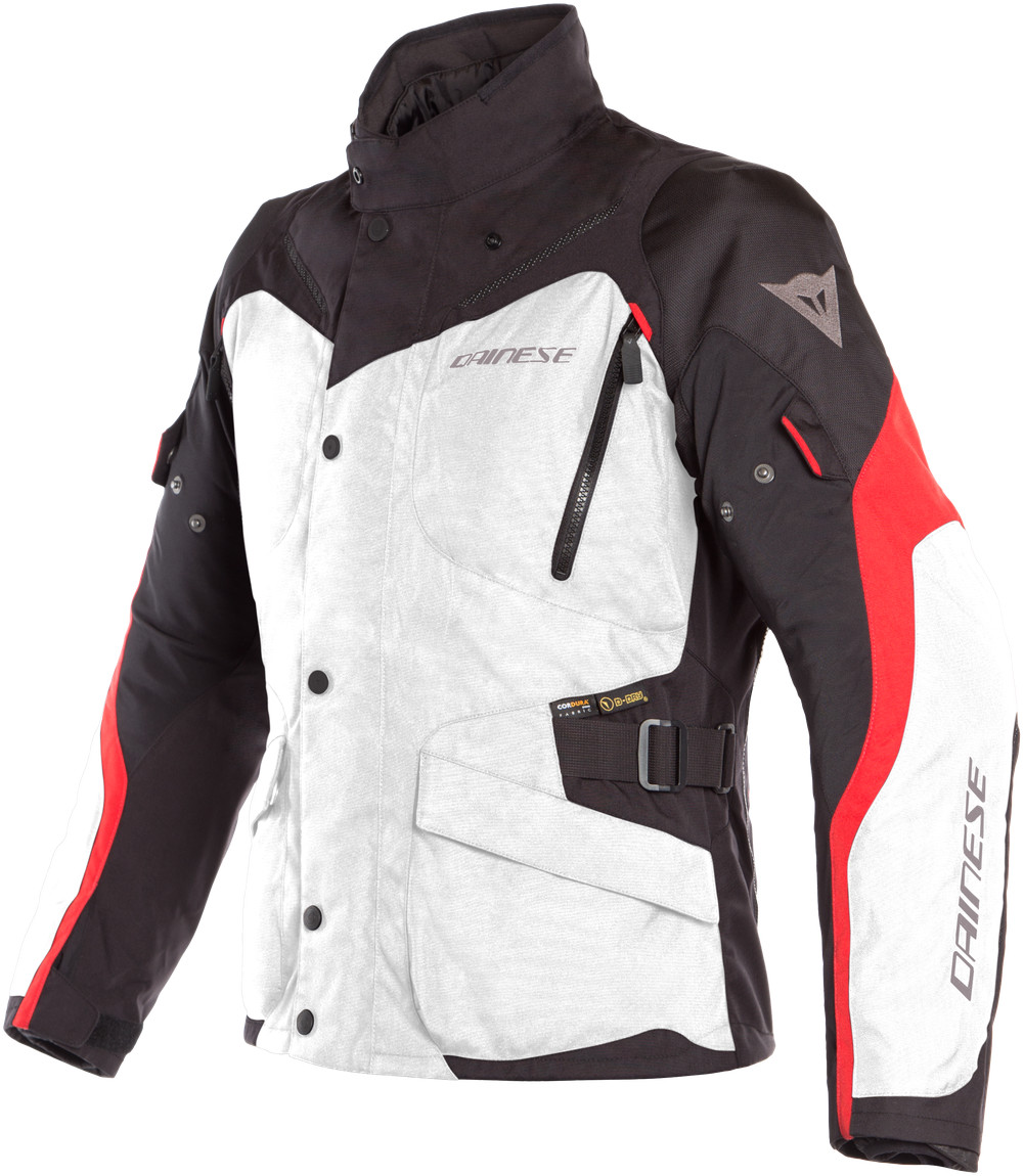 Dainese Veste Tempest 2 D-DRY gris clair/noir/rouge