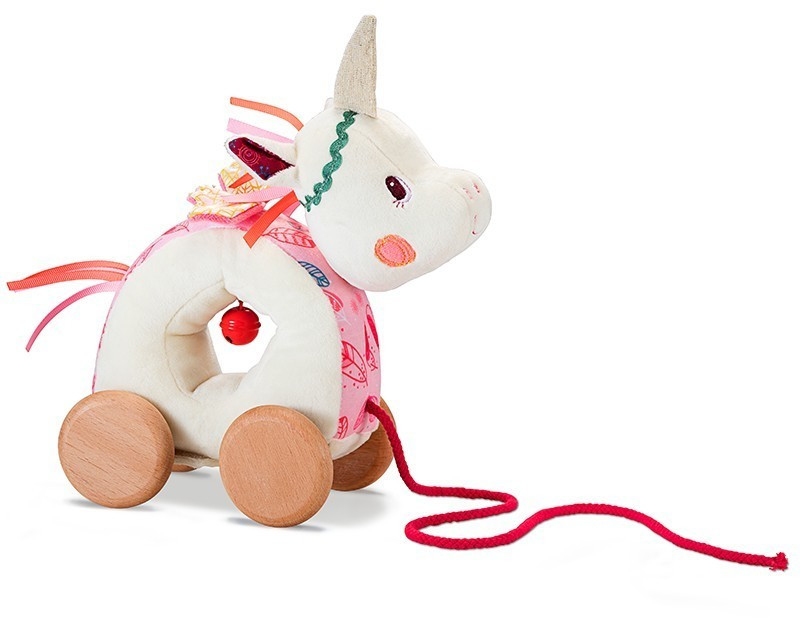 Lilliputiens Louise la licorne câline à tirer
