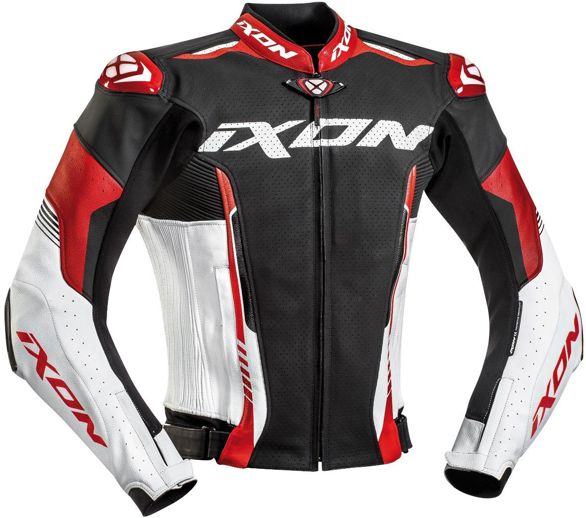 IXON Blouson VORTEX 2 noir/rouge/blanc