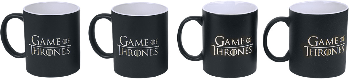 SD Toys Game of Thrones Set 4 Laser Edged Ceramic Mugs