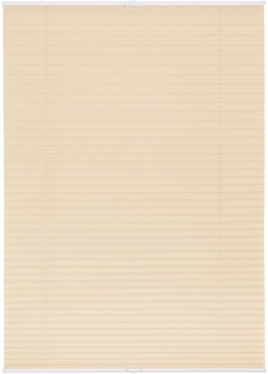 Lichtblick Plissee-Klemmfix Crush-Optics (90 x 130 cm) Creme