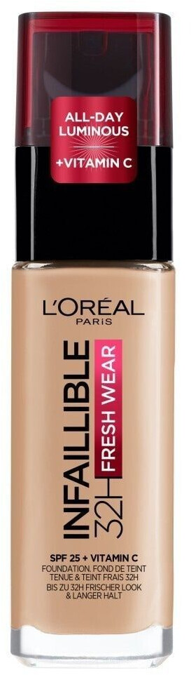 L'Oréal Infaillible 24H Fresh WearFoundation 125 Natural Rose (30ml)
