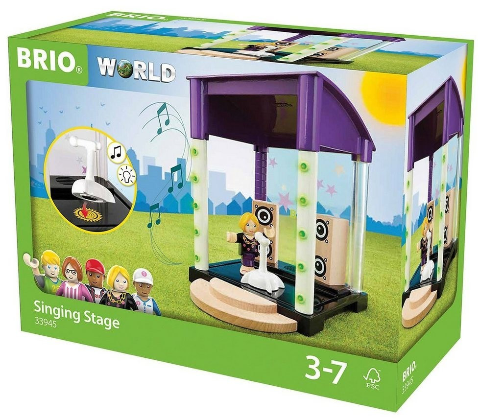 Photos - Toy Car BRIO Village Singing Stage with Light and Sound 33945 