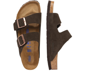 Birkenstock Arizona Suede Leather Soft Footbed Mocha