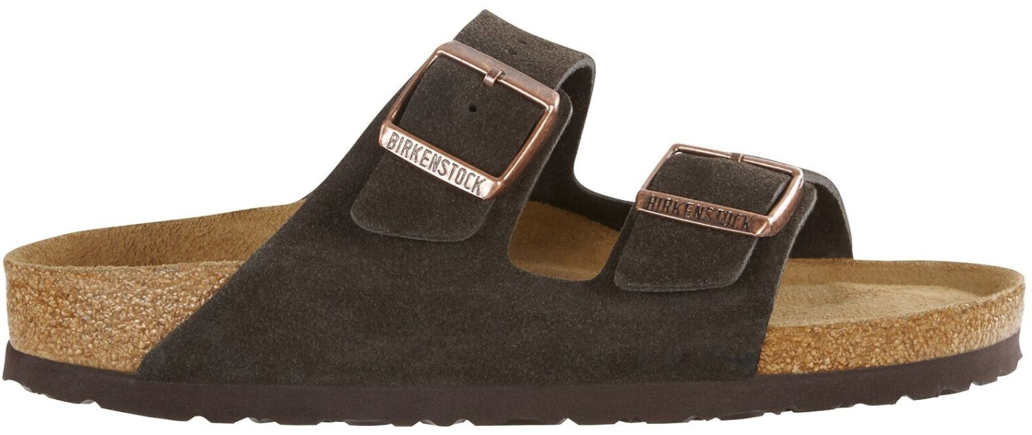 Buy Birkenstock Arizona Soft Footbed Suede Leather mocha regular