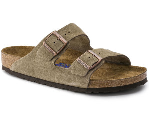 Buy Birkenstock Arizona Soft Foodbed Suede taupe (regular) from £44.99  (Today) – Best Black Friday Deals on