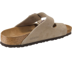 Buy Birkenstock Arizona Soft Foodbed Suede taupe (regular) from £44.99  (Today) – Best Black Friday Deals on