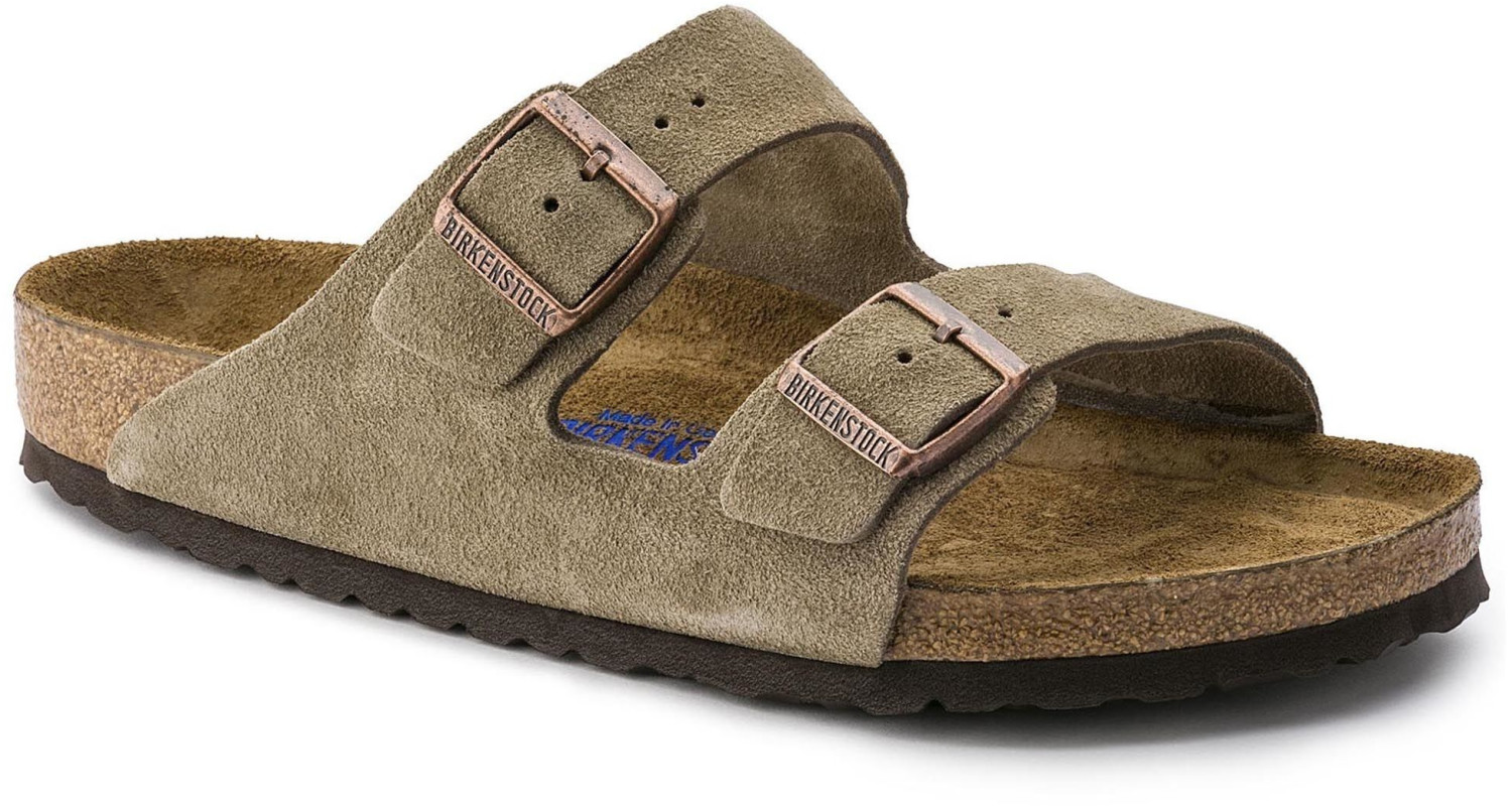 Buy Birkenstock Arizona Soft Foodbed Suede taupe regular from