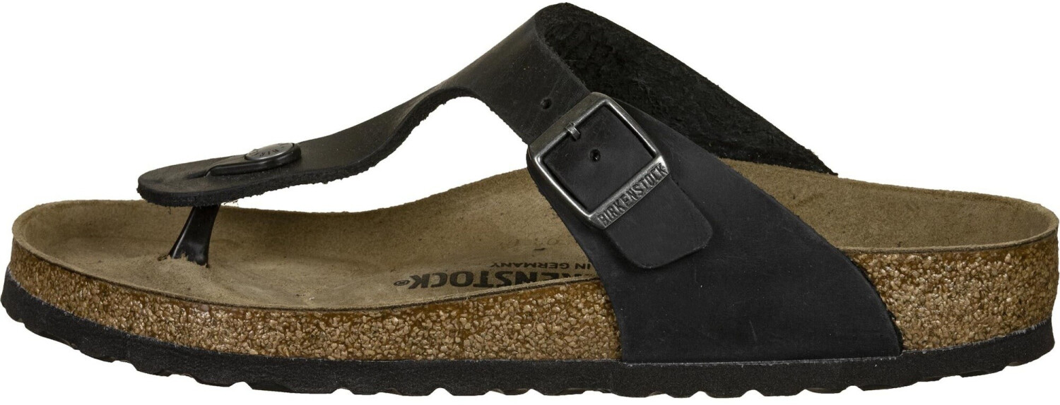 Birkenstock gizeh sort cheap