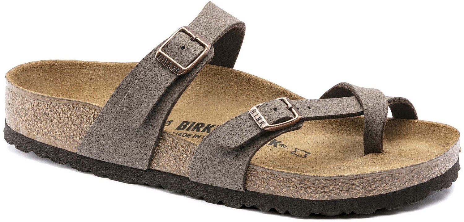 Birkenstock Mayari Birko Flor Nubuk Normal stone ab 67 45 Preisvergleich bei idealo