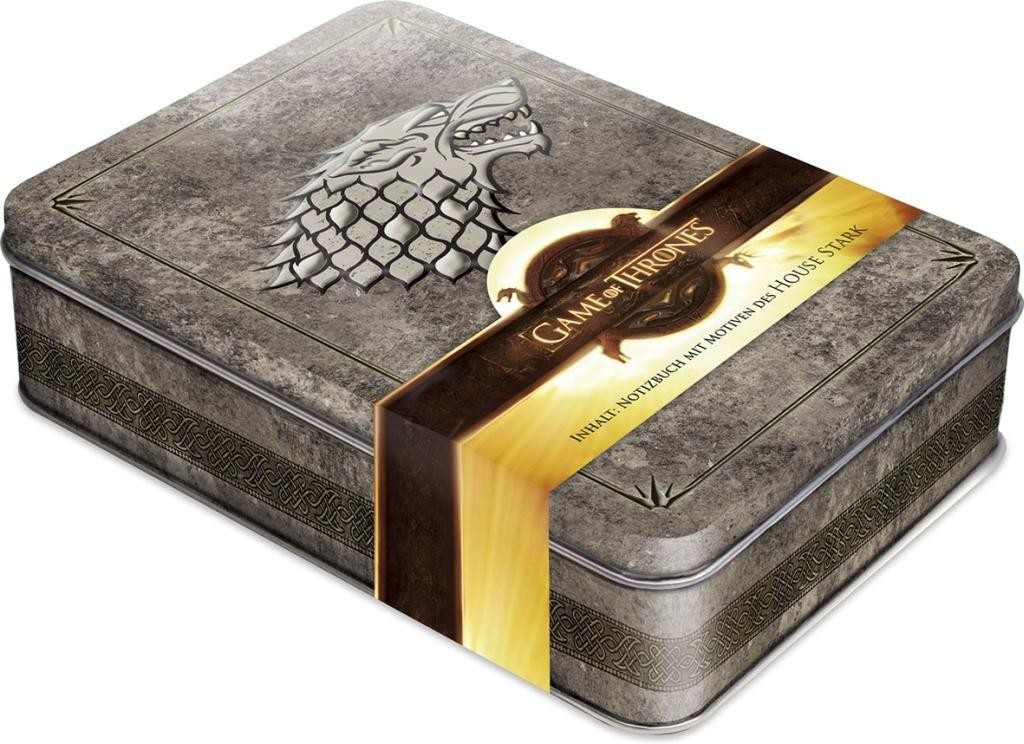 Naumann & Göbel Game of Thrones - Winter is Coming Tinket box including notebook  (House Stark)