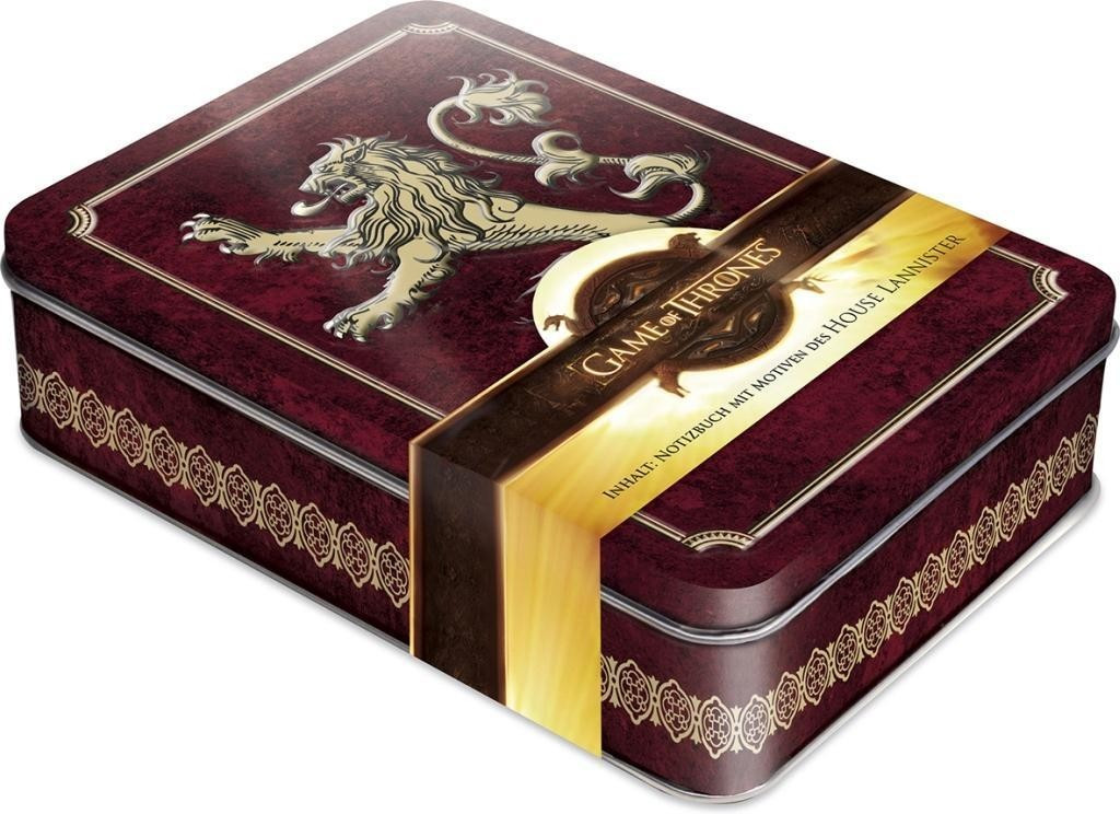 Naumann & Göbel Game of Thrones - Hear me Roar Tinket box including notebook  (House Lannister)