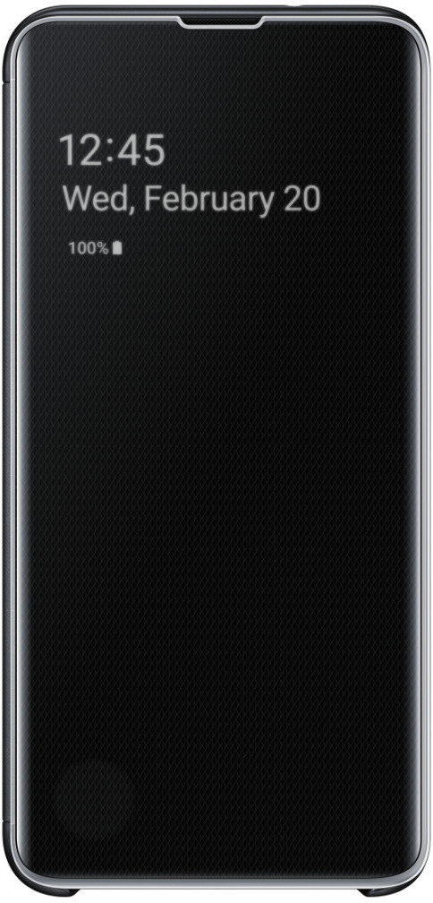 Samsung Clear View Cover (Galaxy S10e) Black