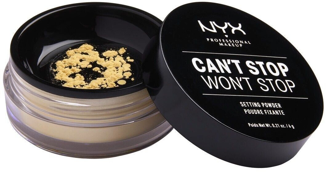 NYX Can't Stop Won't Stop Setting Powder Banana (6,6g)