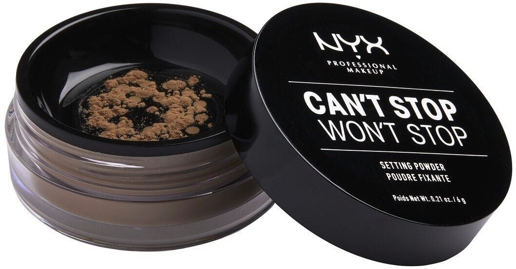 NYX Can't Stop Won't Stop Setting Powder 4 Medium Deep (6,6g)