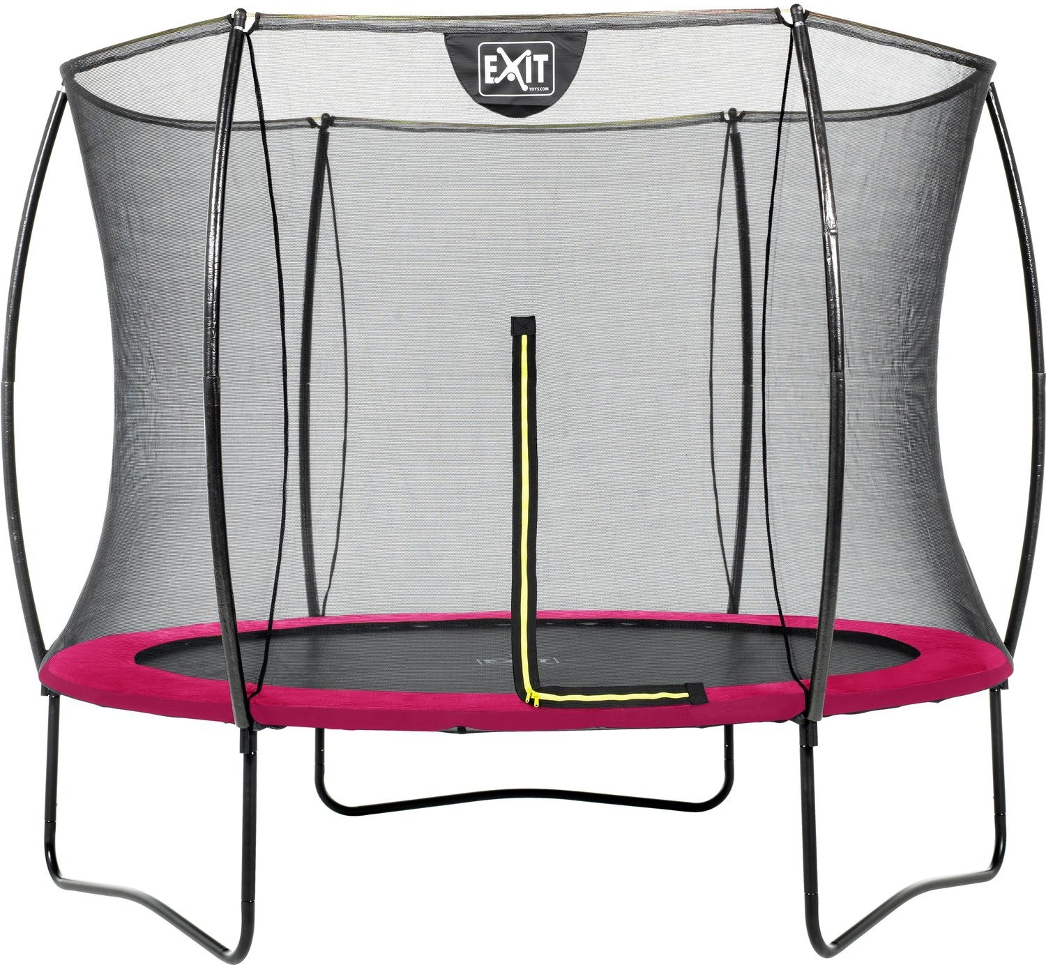 Exit Toys Silhouette 244 cm avec filet de sécurité rose