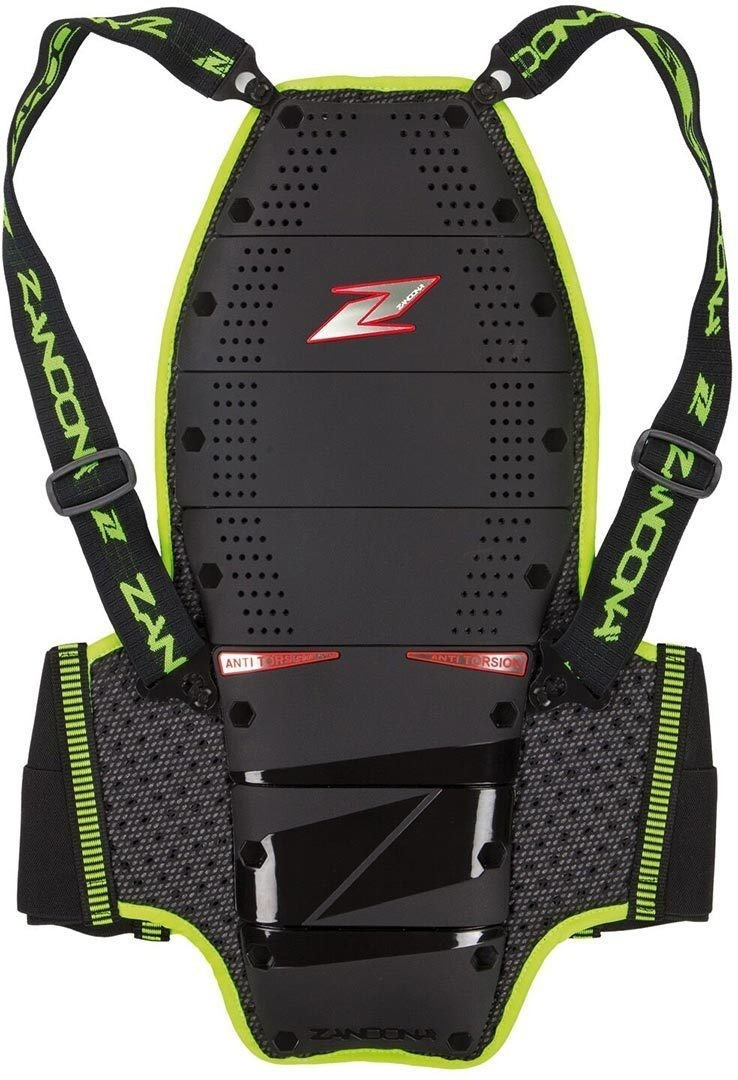 Zandona Back Protector Spine EVC - Black/ Yellow
