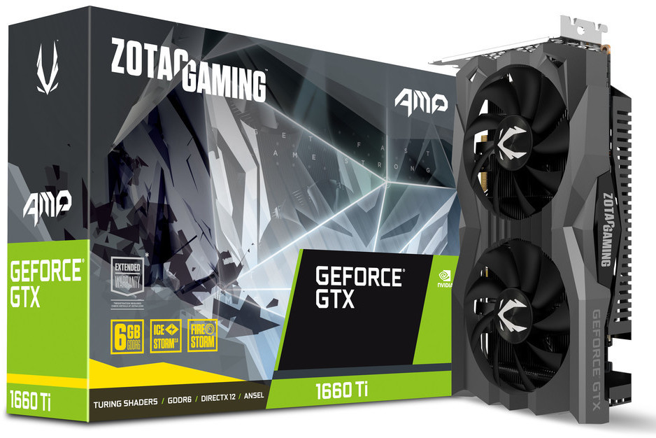 Zotac GeForce GTX 1660 Ti Gaming AMP 6 Go GDDR6