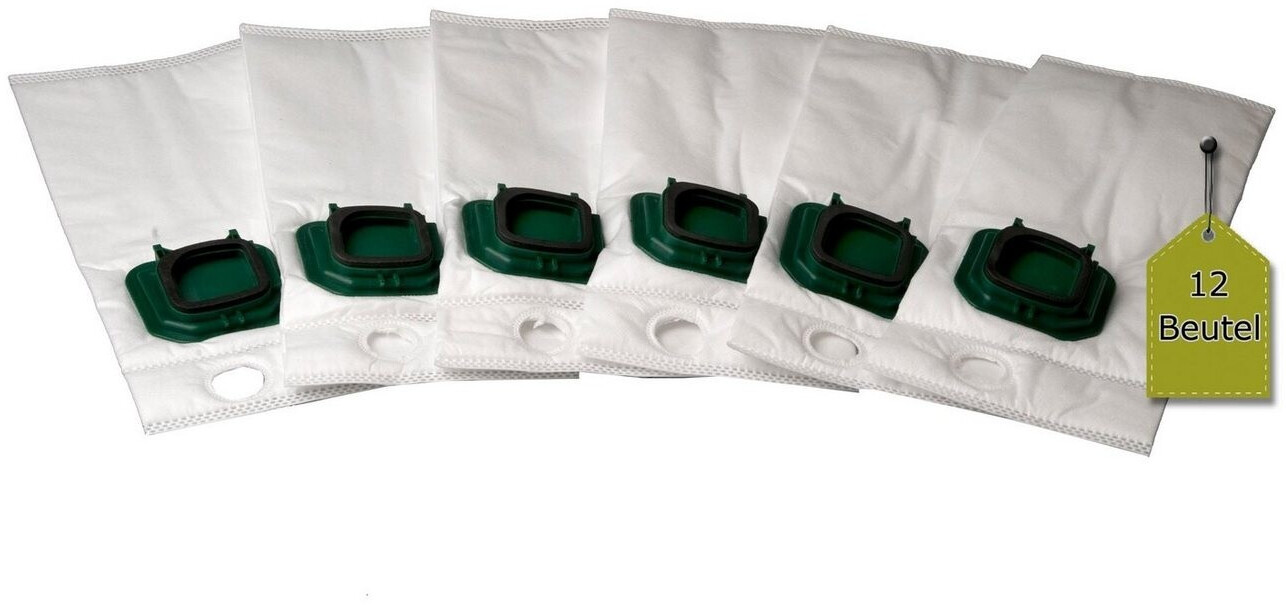 eVendix 12 Staubsaugerbeutel für Vorwerk Kobold VK 140, 150 - 5-lagig ...