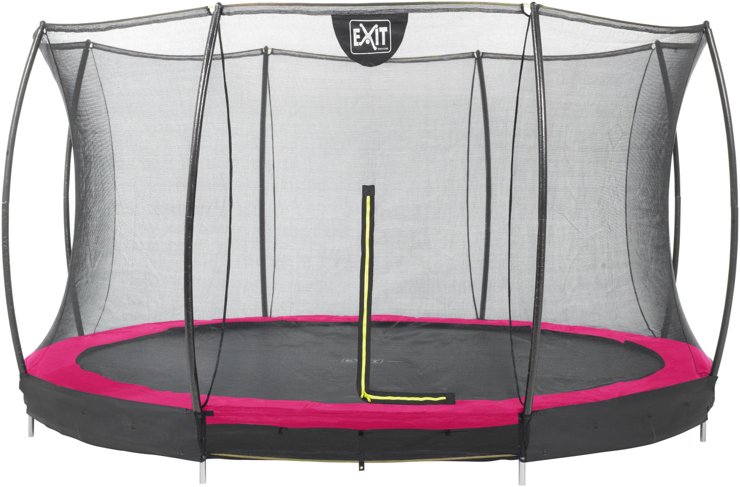 Exit Trampolin Silhouette Ground 366 cm with Safety Net pink