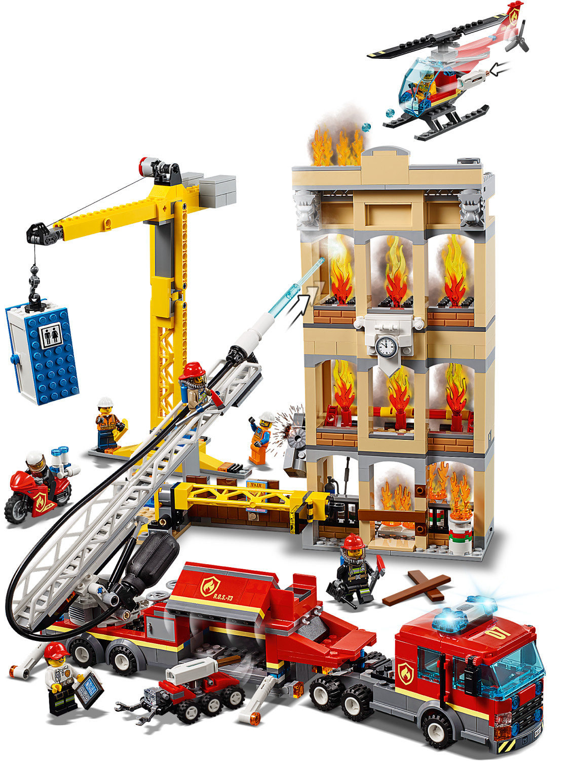 LEGO City - Missione antincendio in città (60216) a € 124,90 (oggi)