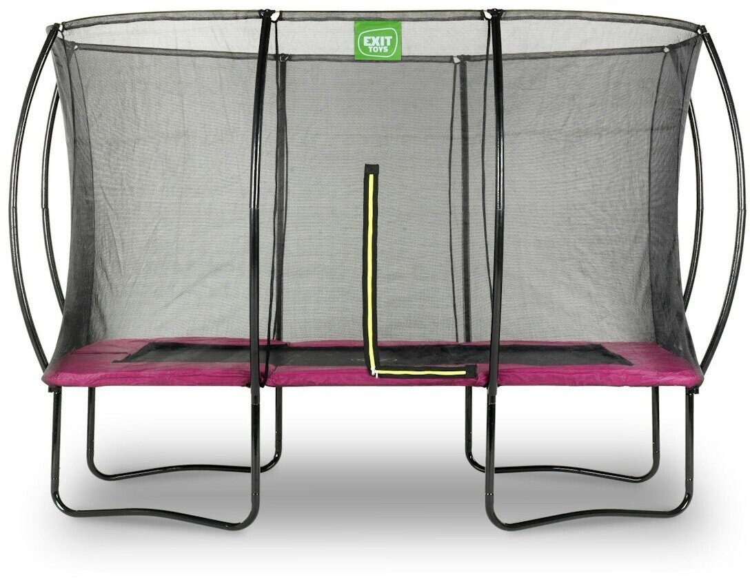 Exit Trampolin Silhouette 244x366 cm with Safty Net pink