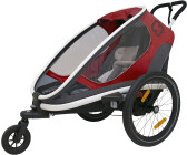 Remorque Vélo Enfant Pour Enfants Double CMPT X Actionteam Noir/Oran