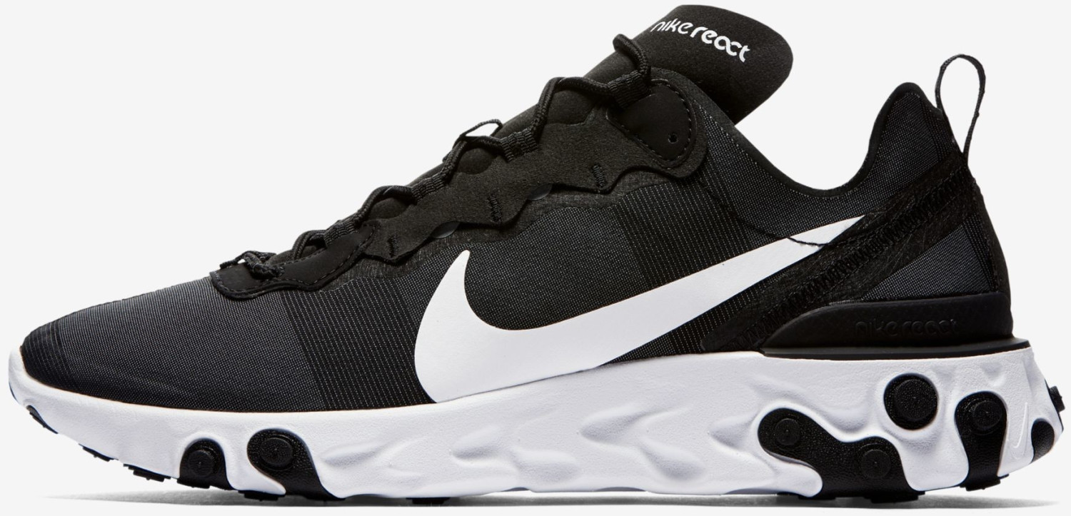 nike react element 55 white black
