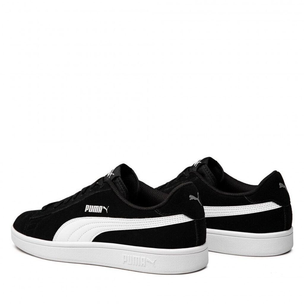 puma smash v2 l black white