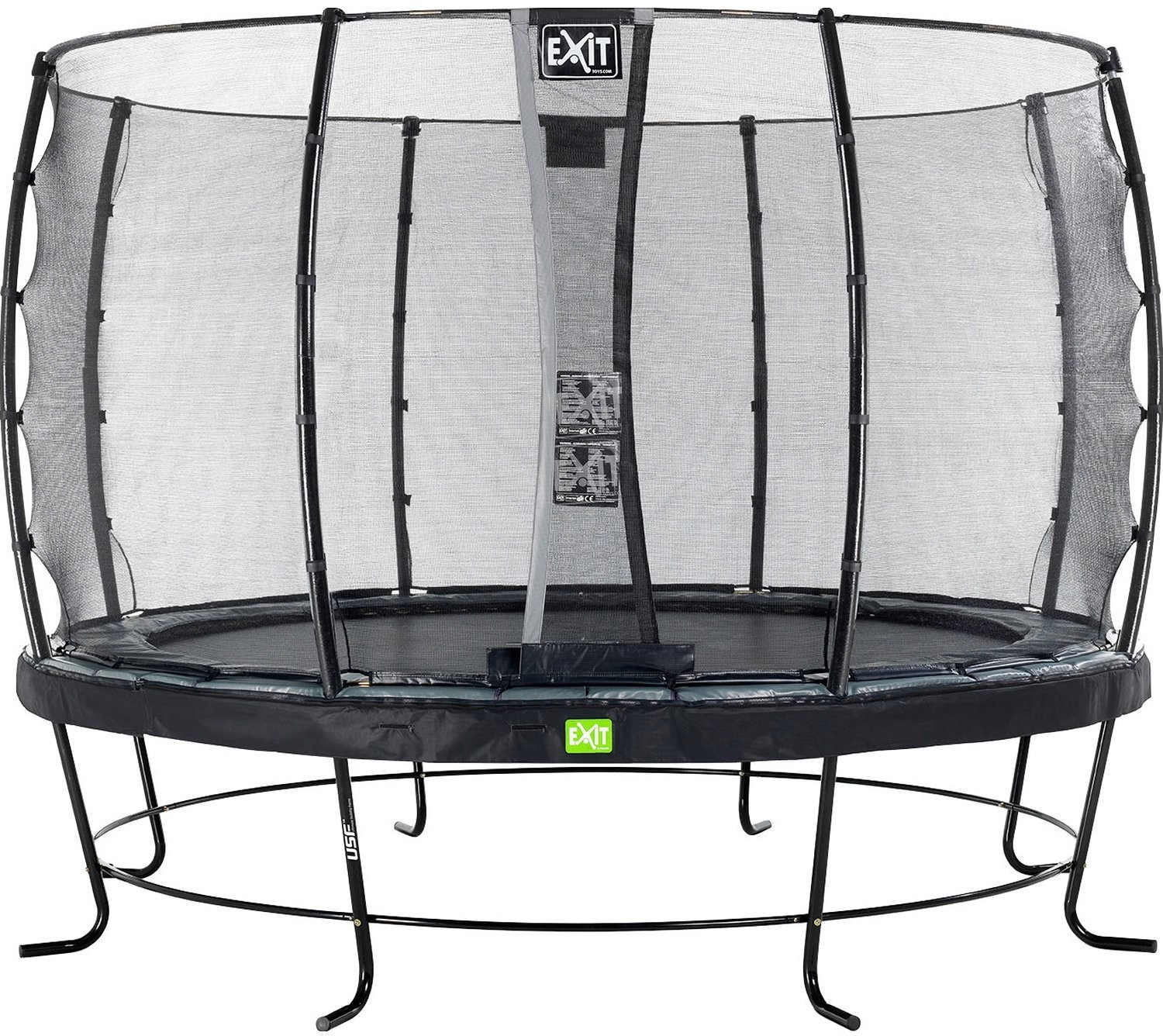 Exit Toys Trampolin Elegant 366 cm with Economy Safty Net black