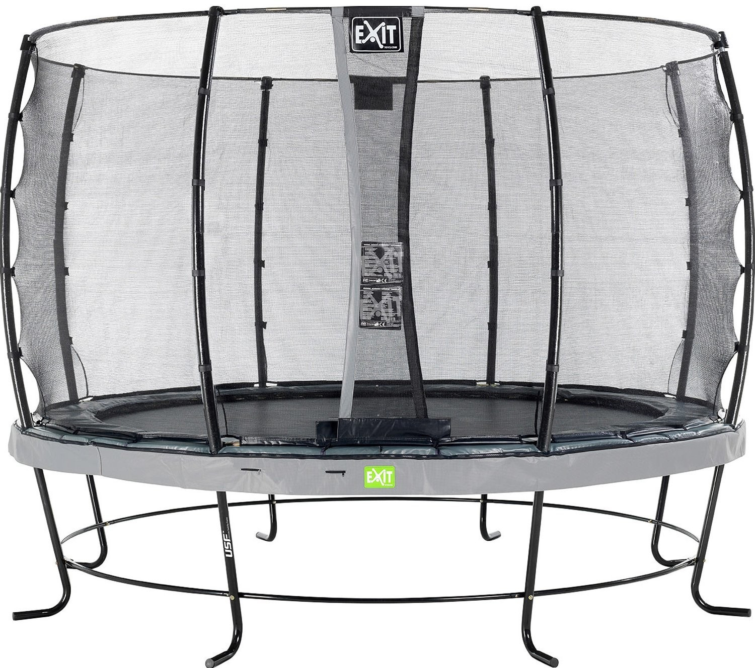 Exit Toys Trampolin Elegant 366 cm with Economy Safty Net grey