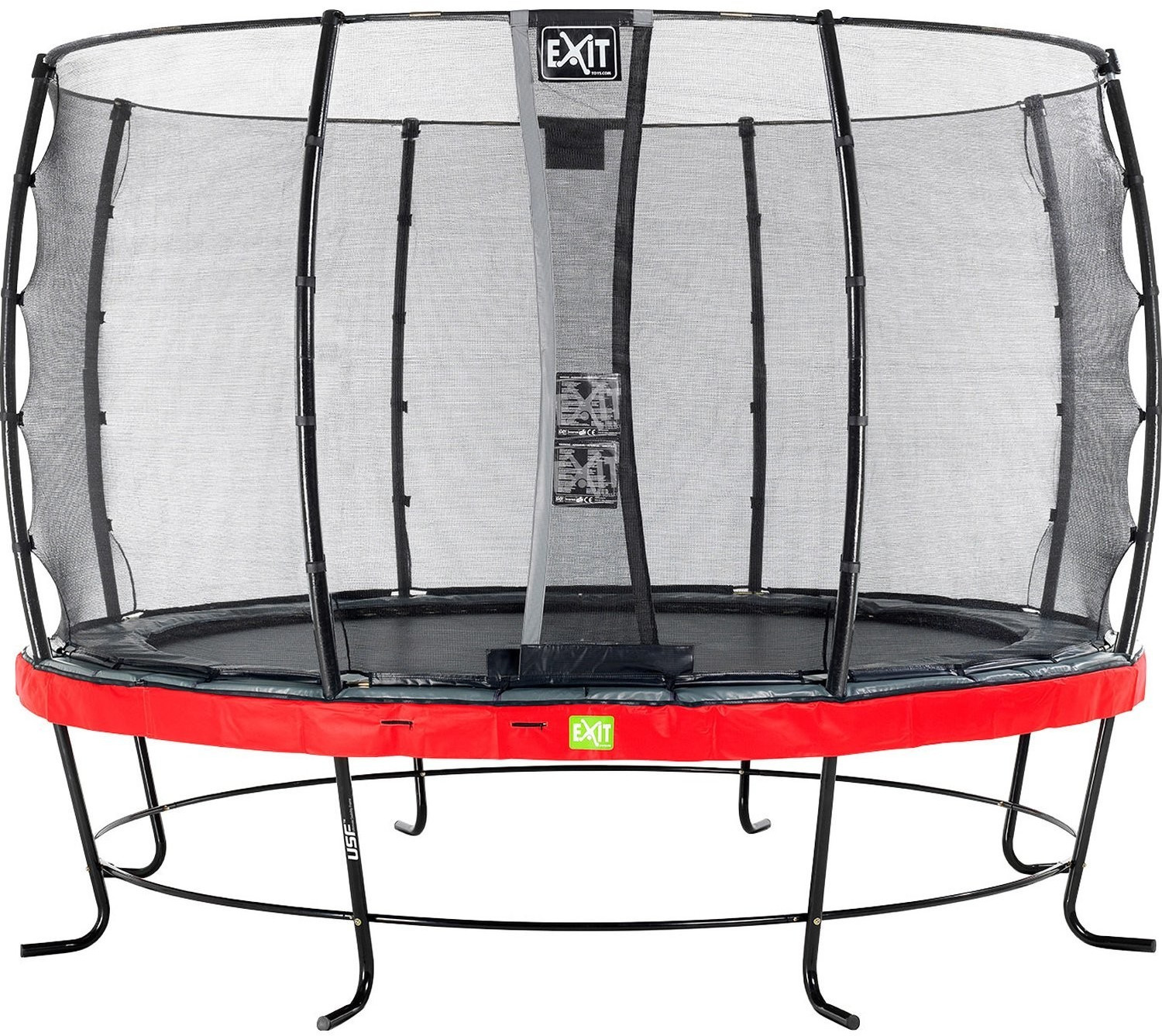 Exit Trampolin Elegant 366 cm with Economy Safty Net red
