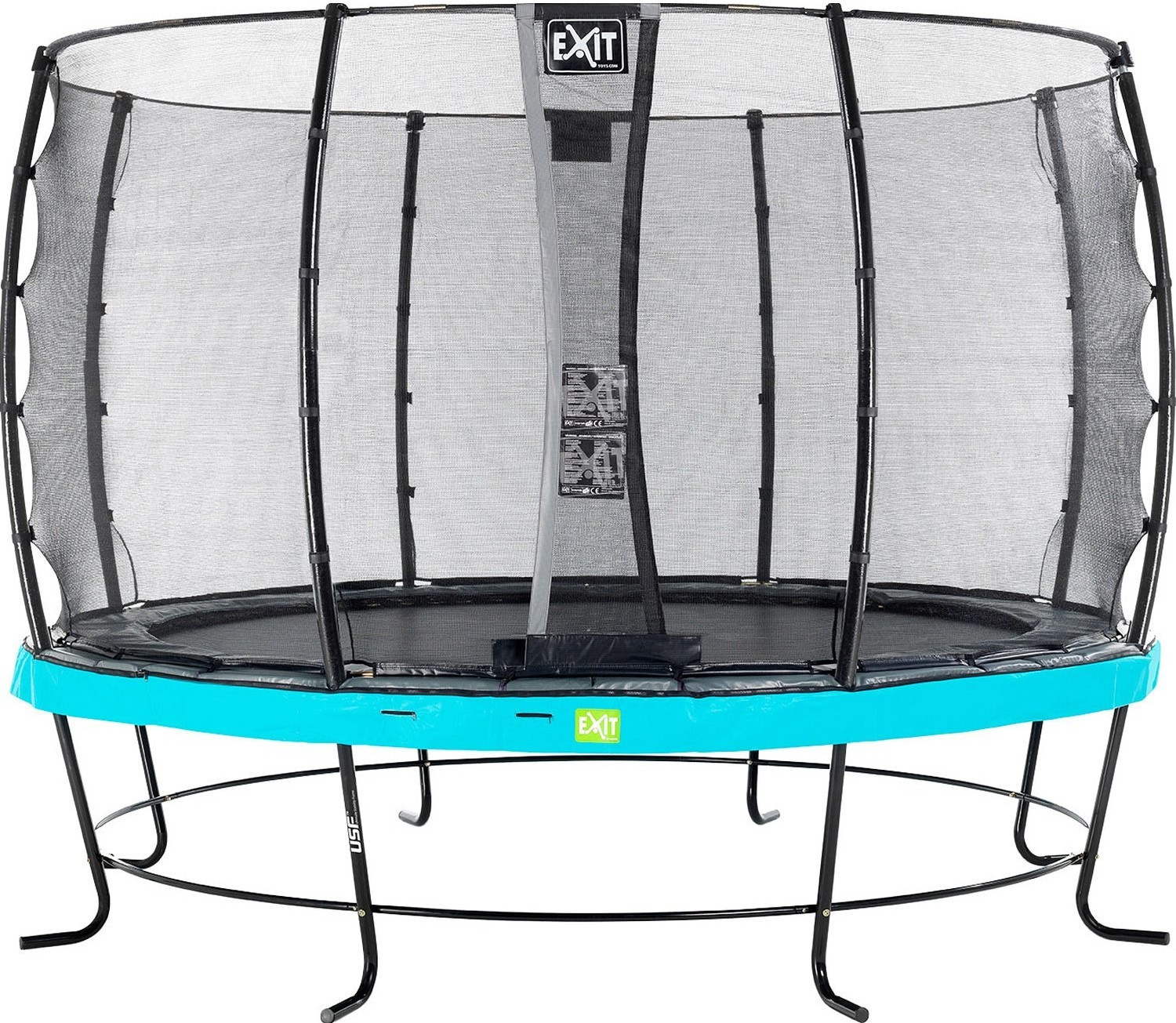 Exit Trampolin Elegant 427 cm with  Economy Safty Net blue