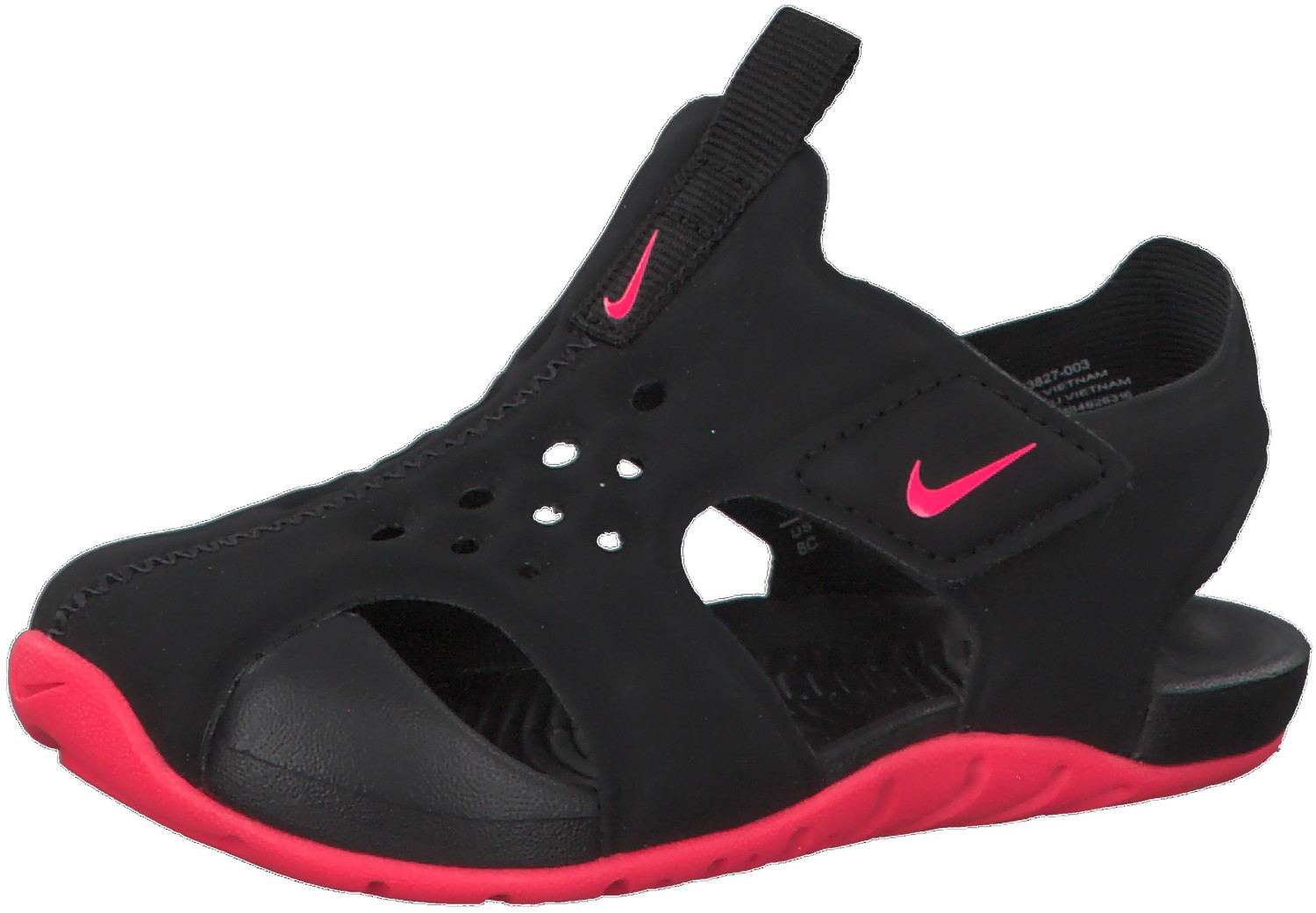 nike sunray protect 2 black and pink