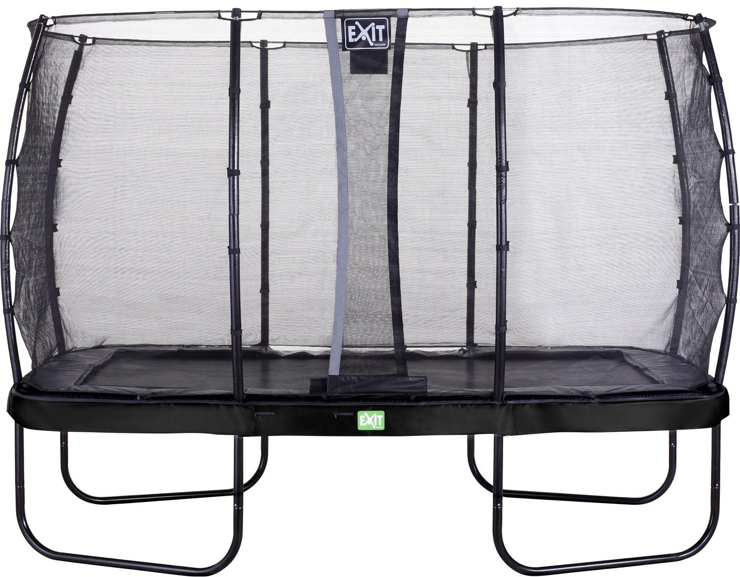 Exit Trampolin Elegant 214x366 cm with Economy Safty Net black