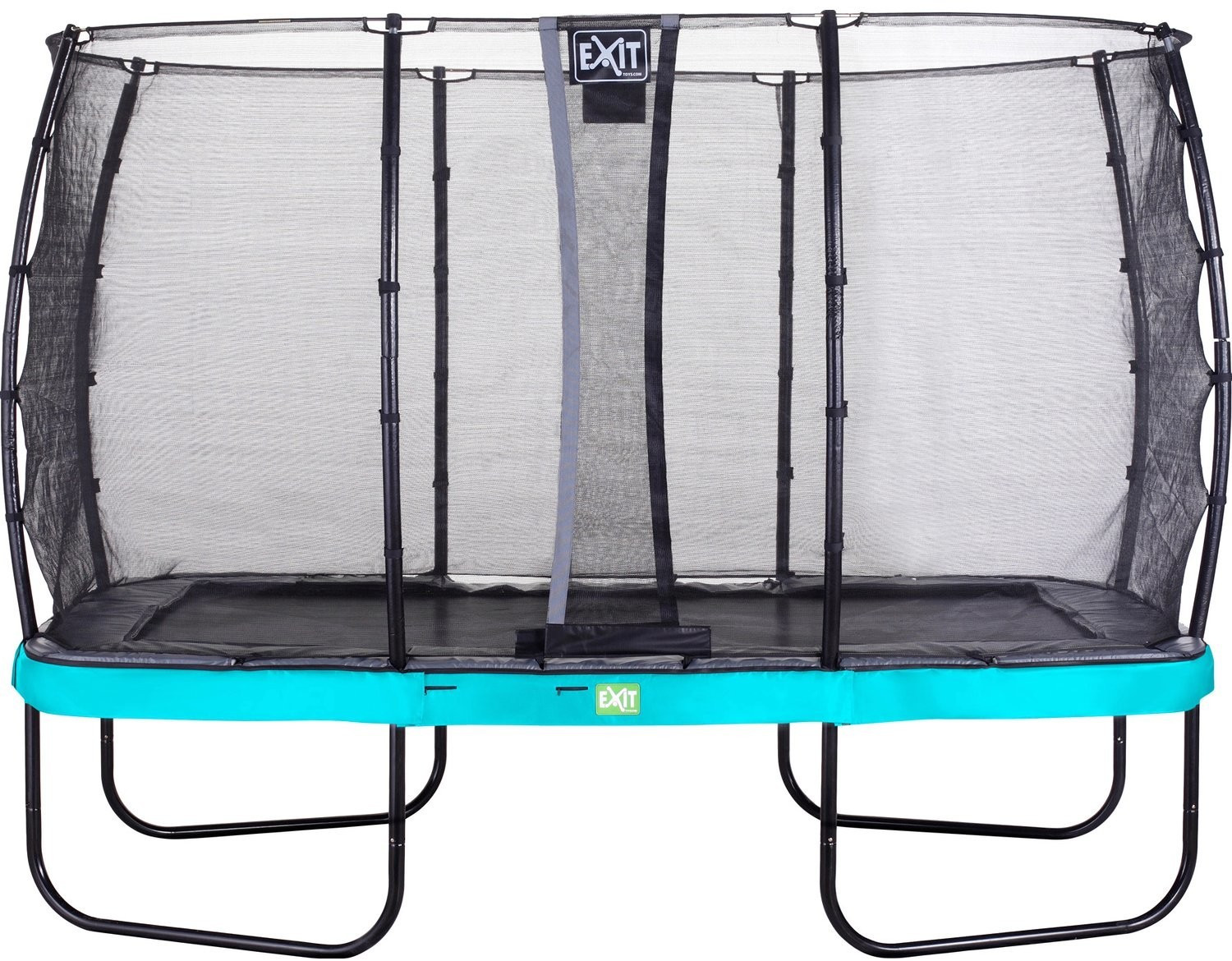 Exit Trampolin Elegant 214x366 cm with Economy Safty Net blue