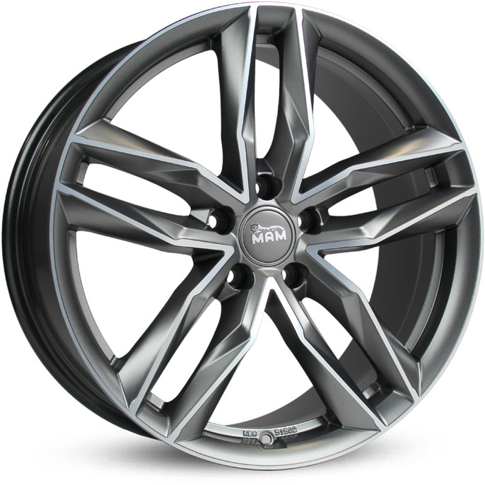 Mam RS3 (8.5x19) palladium front polish