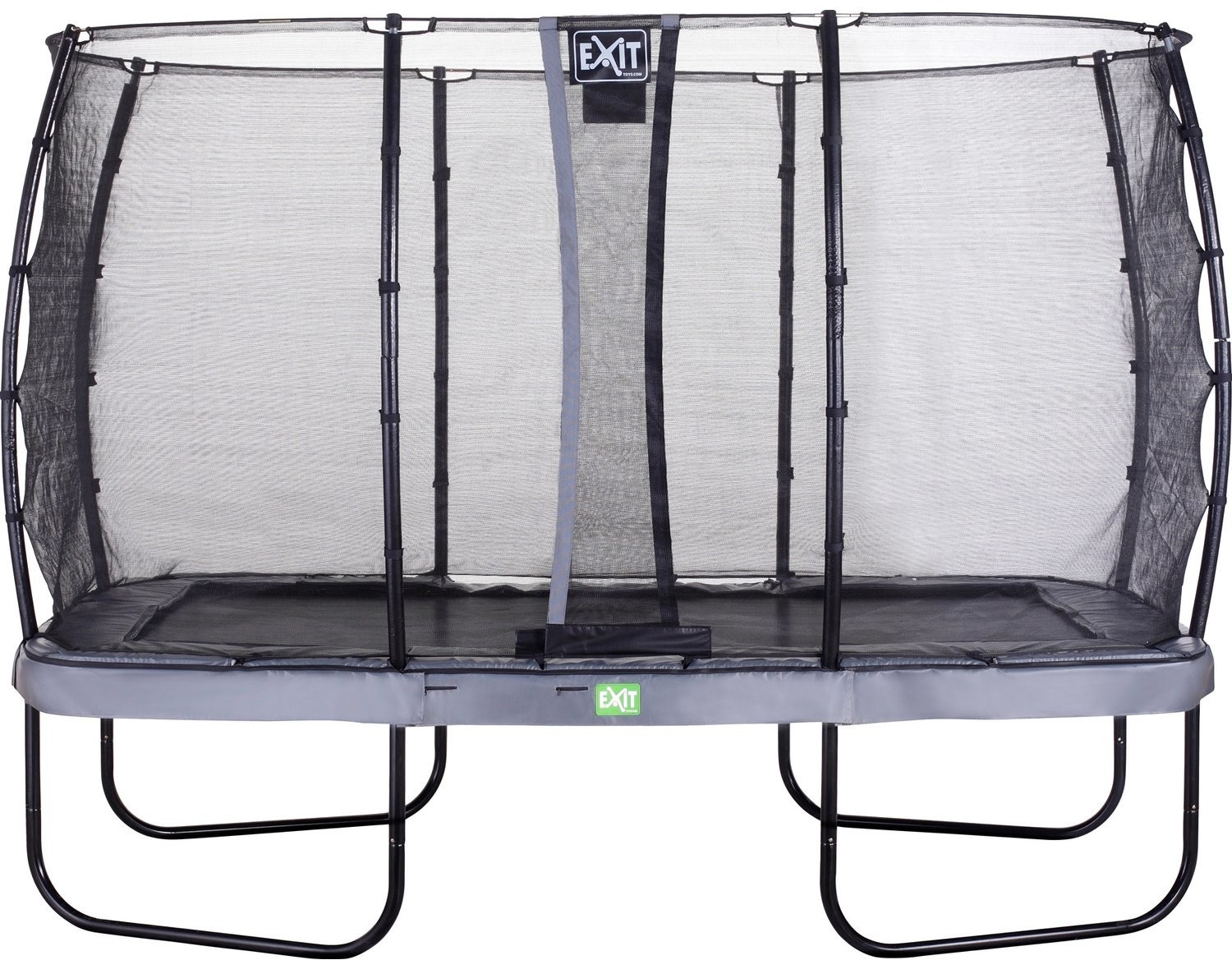 Exit Toys Trampolin Elegant 244x427 cm with Economy Safty Net grey