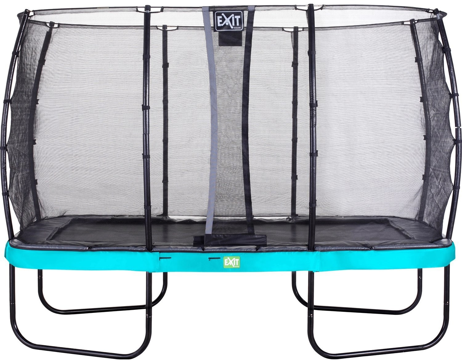 Exit Toys Trampolin Elegant 244x427 cm with Economy Safty Net blue