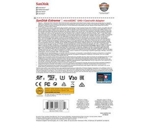 SanDisk Extreme A2 U3 V30 microSDXC 128 Go au meilleur prix sur