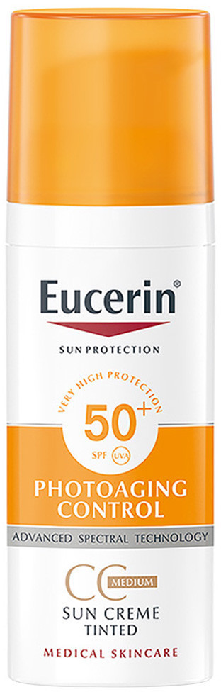 Photos - Sun Skin Care Eucerin Photoaging Control CC Sun Creme Tinted SPF 50+ 
