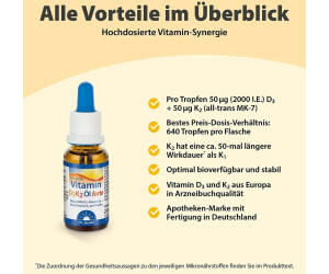 Dr Jacobs Vitamin D3 K2 öl Forte 20ml Ab 2444