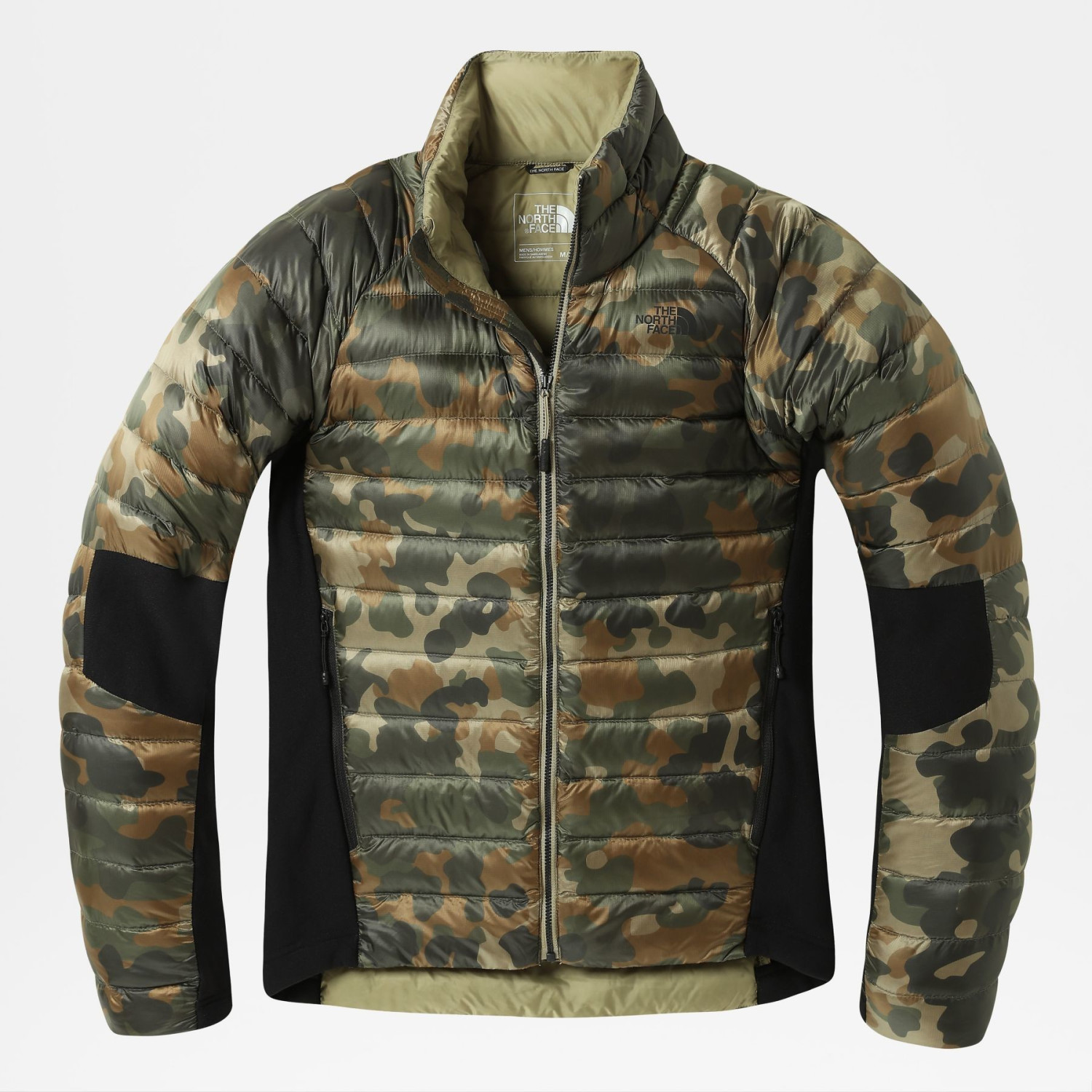 The North Face Men's Crimptastic Hybrid Jacket new taupe green macrofleck print
