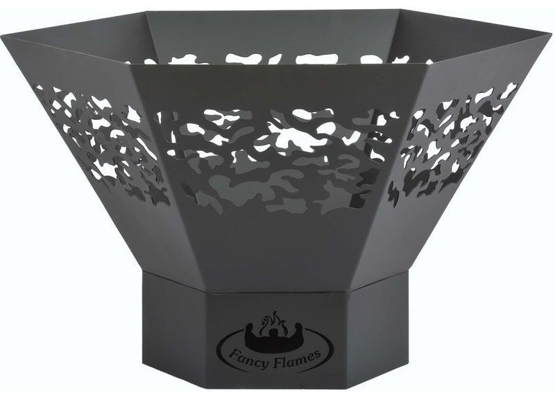 Esschert Brasero hexagonal découpe laser