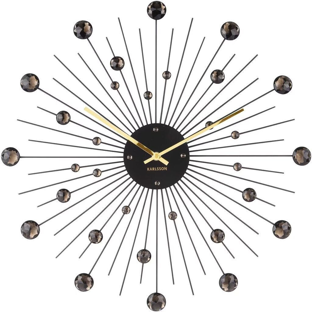 Karlsson Sunburst Crystal L Black