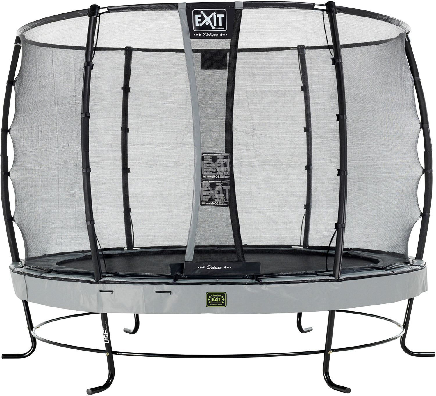 Exit Trampolin Elegant Premium 305 cm with Deluxe Safty Net grey