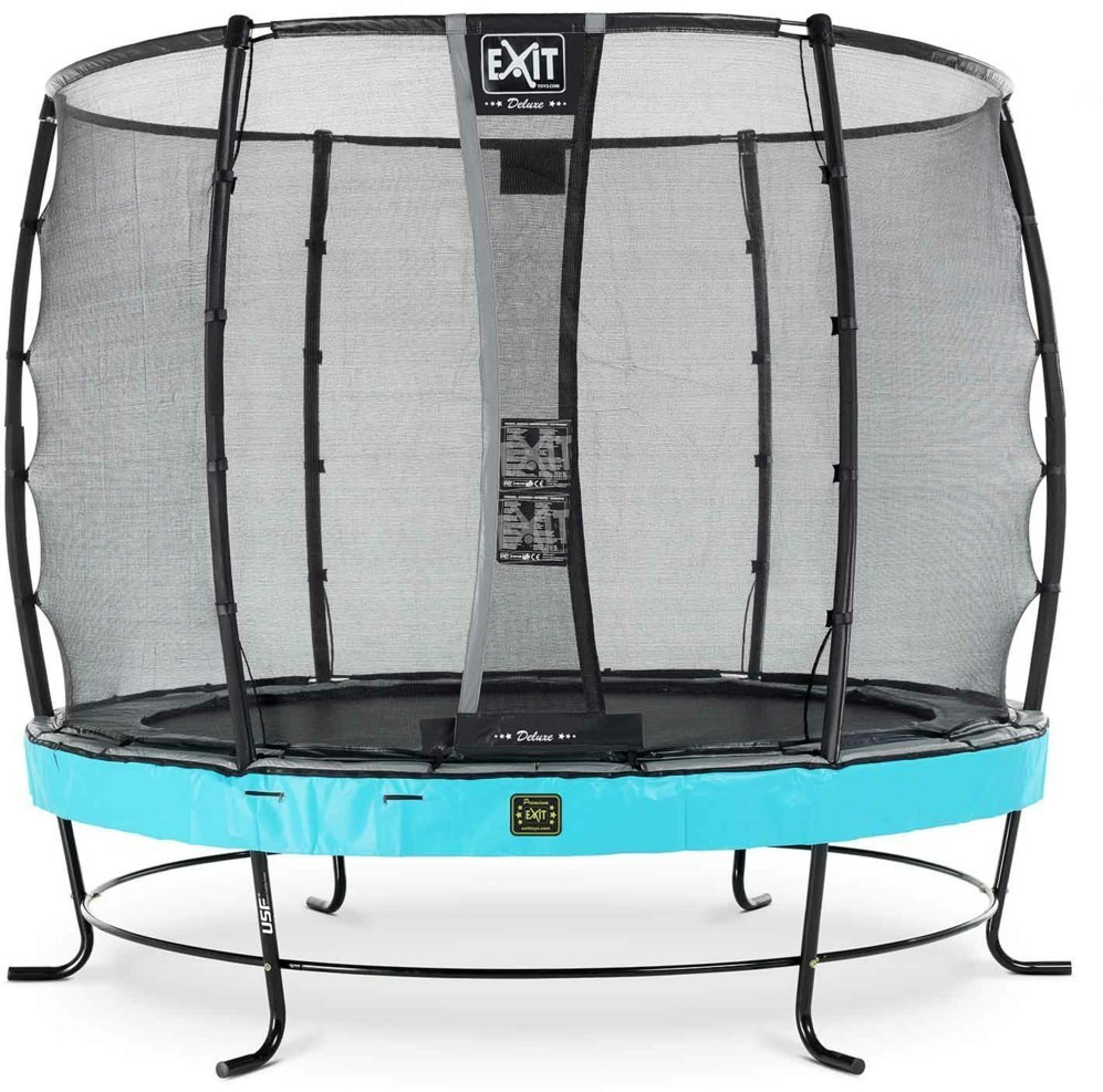 Exit Trampolin Elegant Premium 305 cm with Deluxe Safty Net blue
